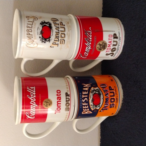 Campbell soup Bags Vintage Set 25th Anniversary Campbell Soup Mug Collection Poshmark